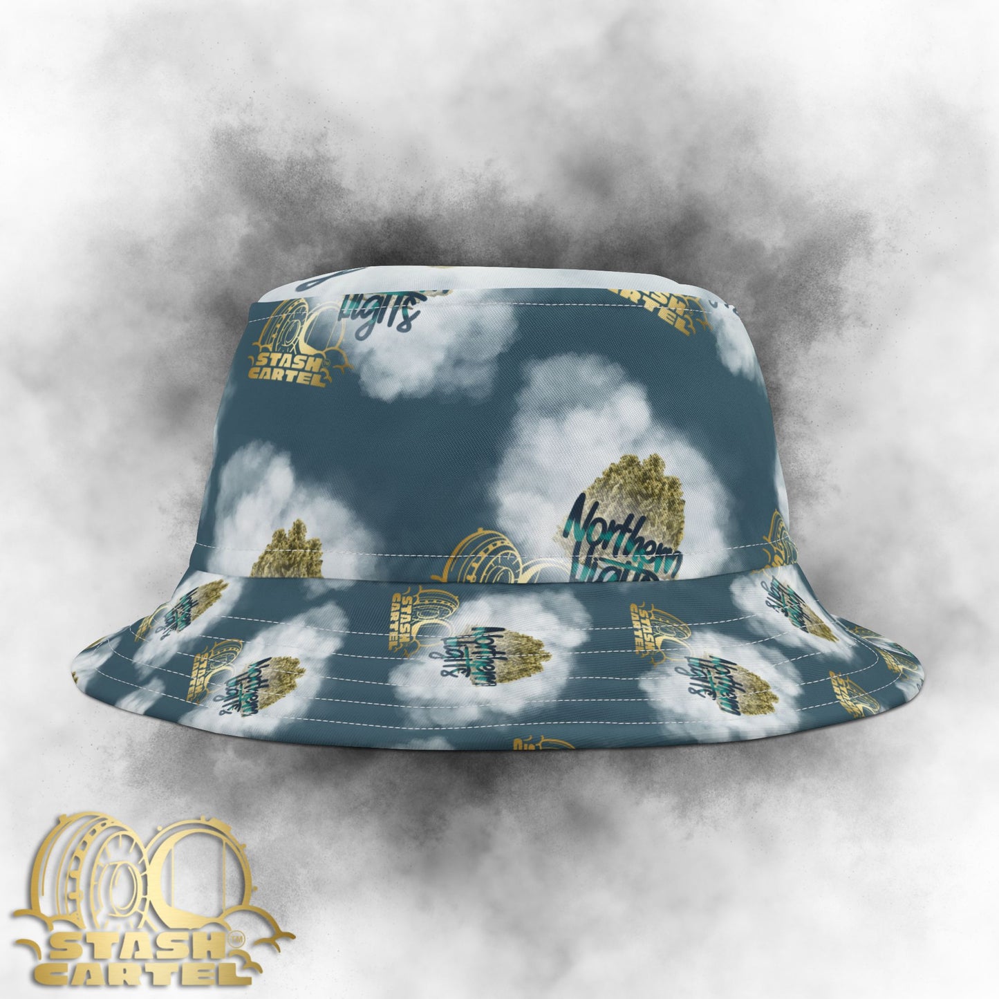 Northern Lights Bucket Hat – Cosmic Calm for Elevated Outfits