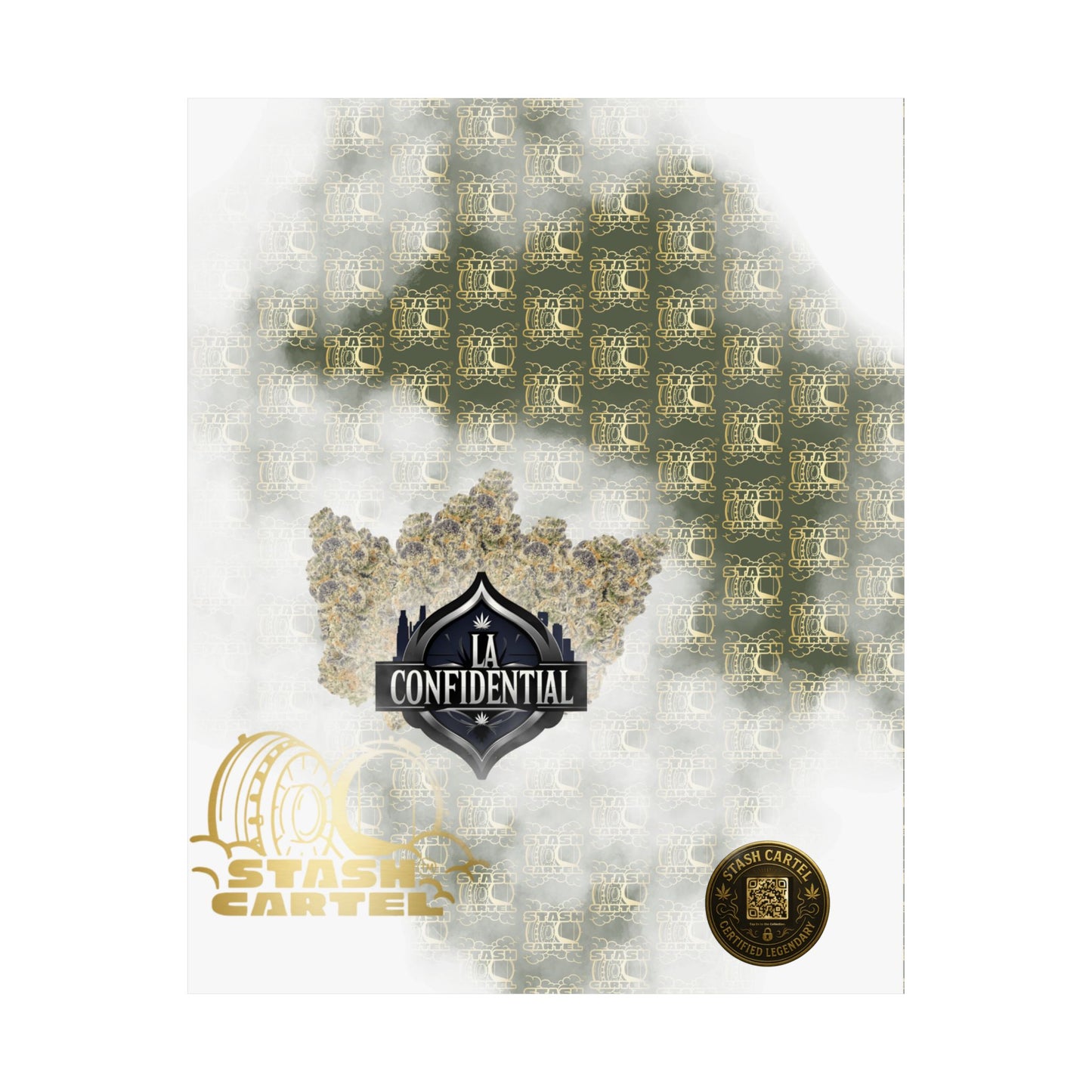 🌲 "LA Confidential" Old-School Kush Indica Poster