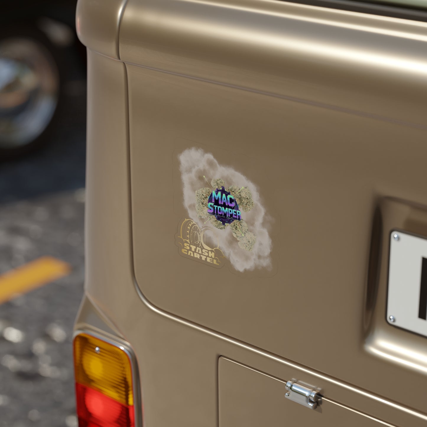 MAC Stomper Transparent Outdoor Sticker – Stoner Art Design