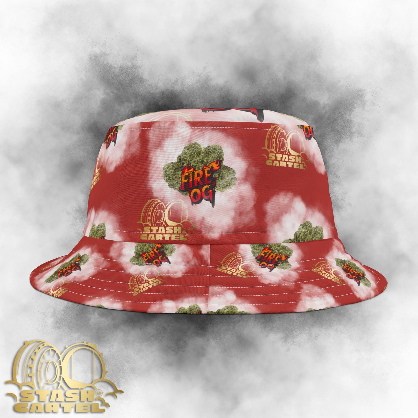 Fire OG Bucket Hat – Legendary Gas with Burn-Through Style