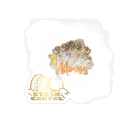 Mimosa Transparent Outdoor Sticker – Stoner Art Design