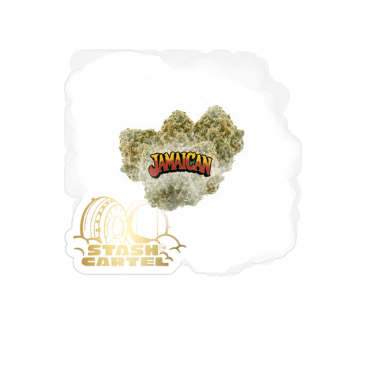 Jamaican Transparent Outdoor Sticker – Cannabis Culture Art