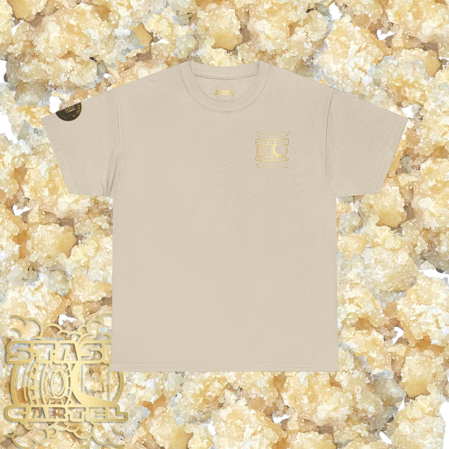 GMO Sherbet Sugar Wax Tee – Full Spectrum Drip, Loud & Creamy Unisex Heavy Cotton Tee