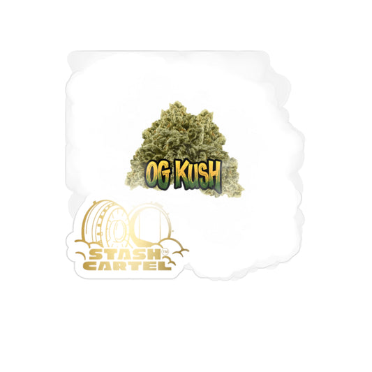 OG Kush Transparent Outdoor Sticker – Weed Lifestyle Collectible
