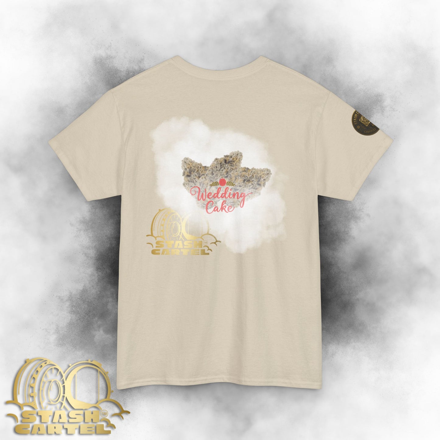 Wedding Cake Tee – Dessert Gas Drip Unisex Heavy Cotton Tee