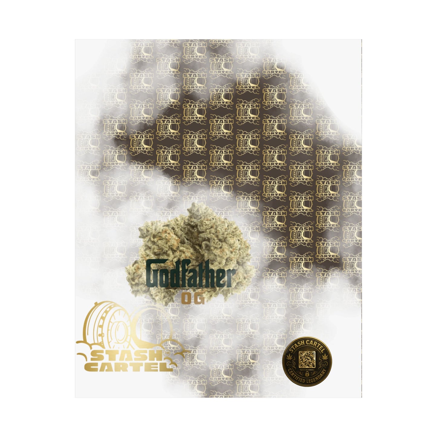 🕴️💨 "Godfather OG" Indica Poster – The Don of Heavy OGs